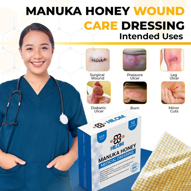 Medical Grade Manuka Honey Gauze Dressing Hilom