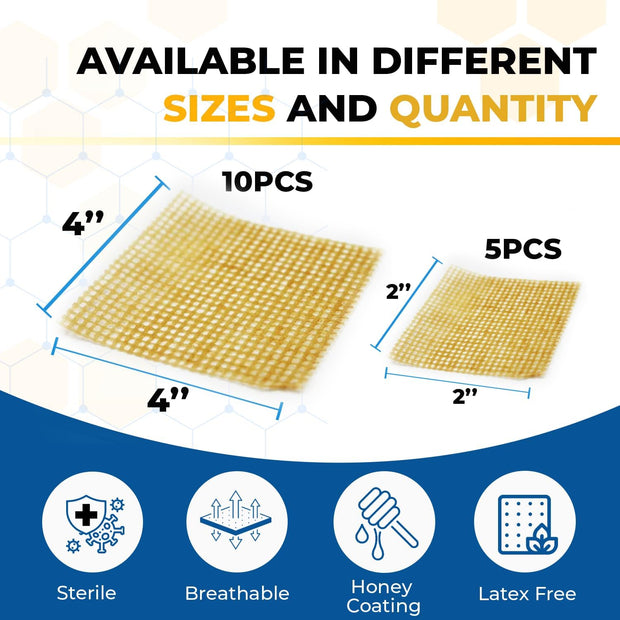 Medical Grade Manuka Honey Gauze Dressing Hilom